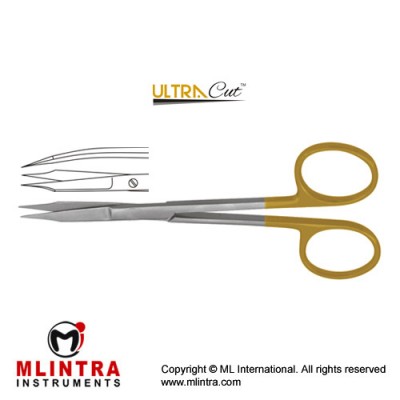 UltraCut™ TC Goldman-Fox Gum Scissor Curved Stainless Steel, 13 cm - 5"